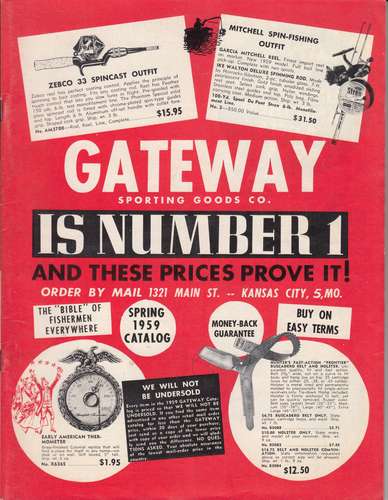 1959 (SPRING 1959 CATALOG 1959) Gateway Sporting Goods Co., Kansas City, MO (front cover)