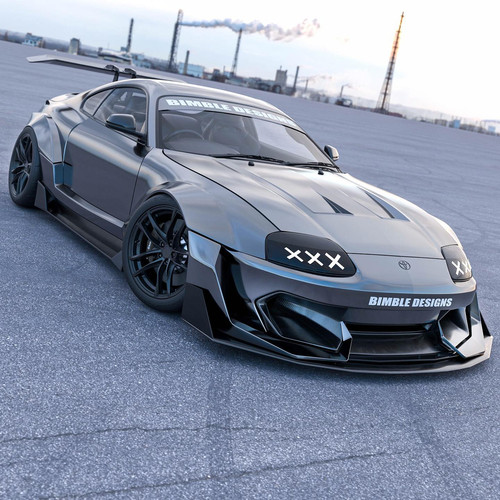  0000hyper widebody mk4 toyota supra nightmare is more like a dream of wishful thinking 1