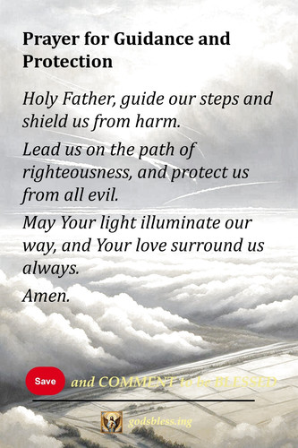 Prayer for Guidance and Protection