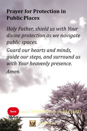 Prayer for Protection in Public Places