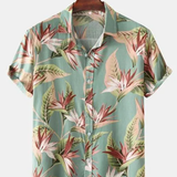 feshopee men green floral print cotton blend pack of 1 beach wear shirt product images rviazp0n9b 0 .png