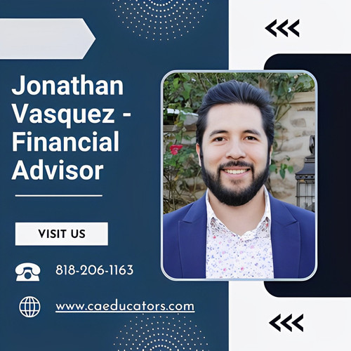 Jonathan Vasquez is a dedicated Financial Advisor specializing in serving high net worth individuals. With extensive knowledge of investment and tax strategies, he provides personalized investment strategies to help you secure your financial future. Whether you're planning, retiring, or looking for unbiased help, Jonathan offers expert guidance and support in navigating retirement planning, investment options, and maximizing financial opportunities. Trust Jonathan Vasquez to be your reliable partner in achieving your financial objectives and securing a prosperous future. Consult our Financial Advisor, Jonathan Vasquez, before making any investment decision. Visit our website for more information on https://www.caeducators.com/