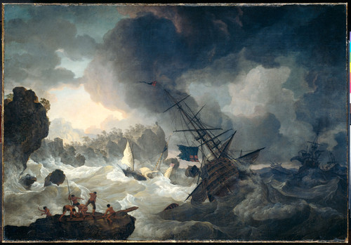 Kobell, Hendrik Кораблекрушение, 1775, 92 cm х 134 cm, Холст, масло