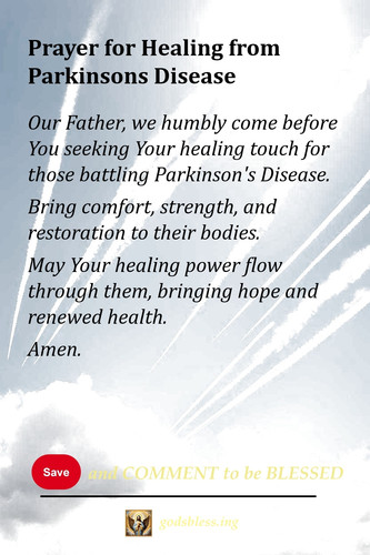 Prayer for Healing from Parkinsons Disease