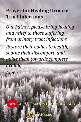 Prayer for Healing Urinary Tract Infections