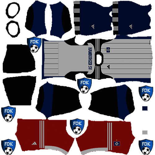 Hamburger SV kit dls 2024 home temp.2