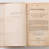 book of mormon 1830 title page