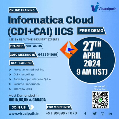 Informatica Cloud (CDI+CAI) IICS Online Training Free Demo.gif
