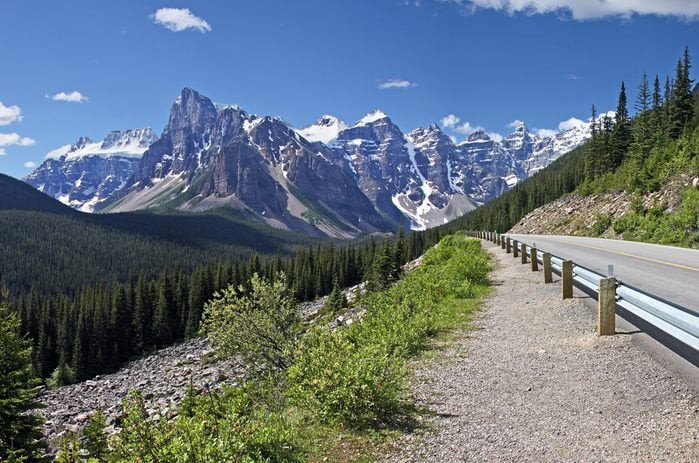 One of the best road trips in Canada is from Calgary to Lake Louise, Alberta