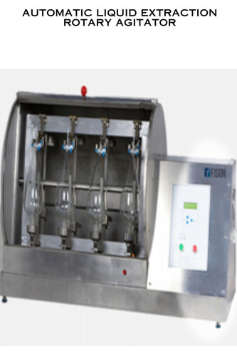 An Automatic Liquid Extraction Rotary Agitator is a specialized laboratory instrument used for extracting analytes from solid or semi-solid samples into a liquid phase.   Vessel quantity of 8 pcs separation funnel. High quality stainless steel design, long service life