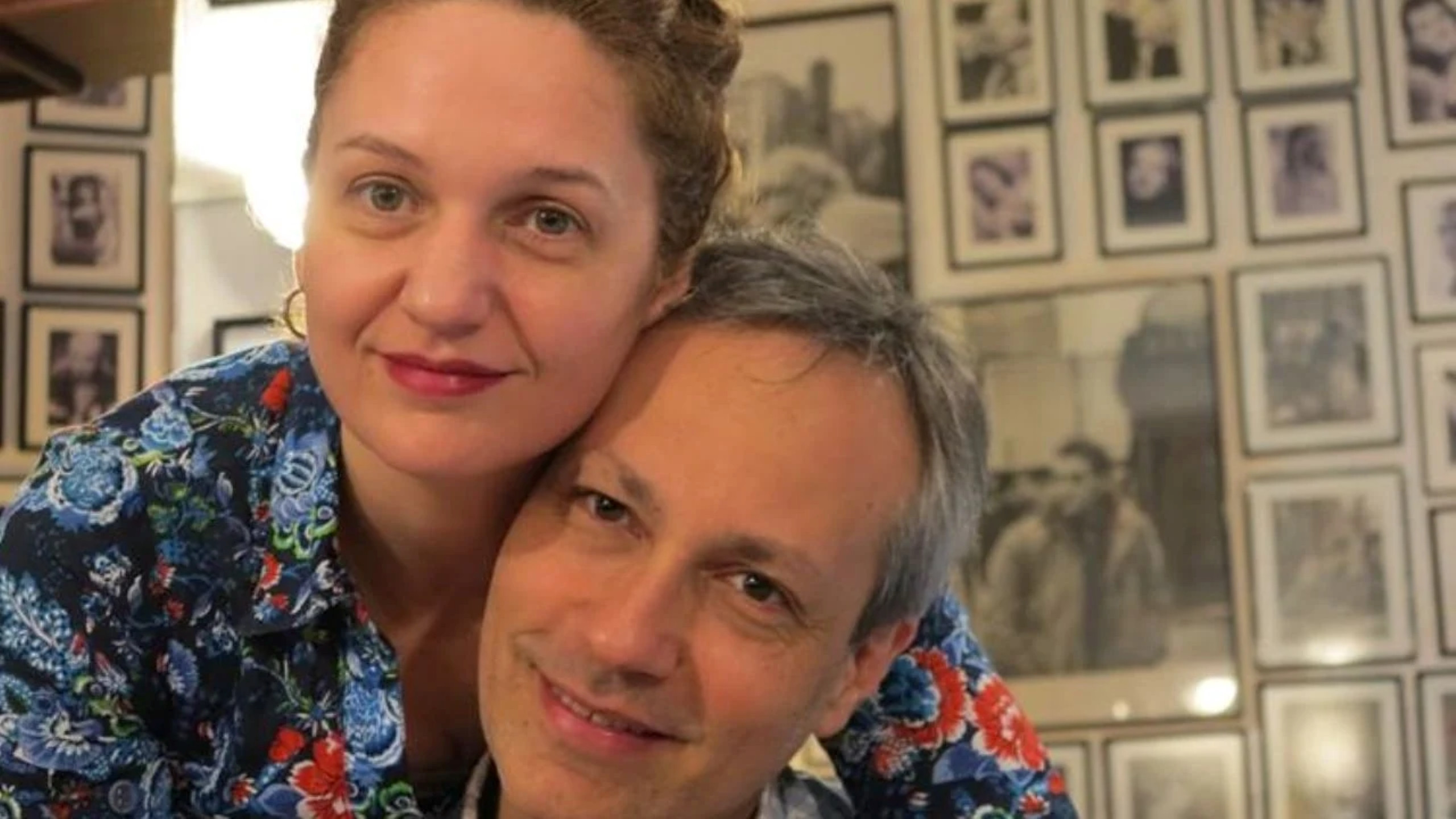 6 O encenador Sergio Carvalho e a atriz Helena Albergaria da Cia do Latao