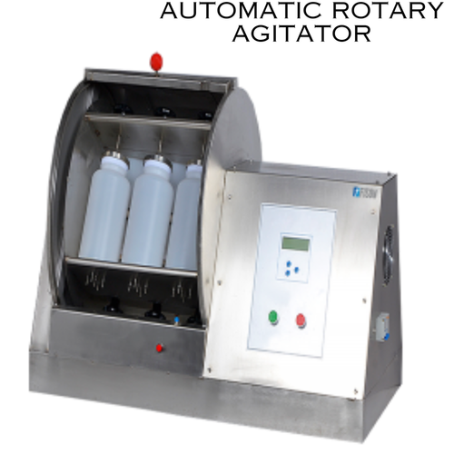 An automatic rotary agitator is a specialized laboratory instrument used for mixing and blending substances in liquid or powder form.  High quality stainless steel design, long service life.