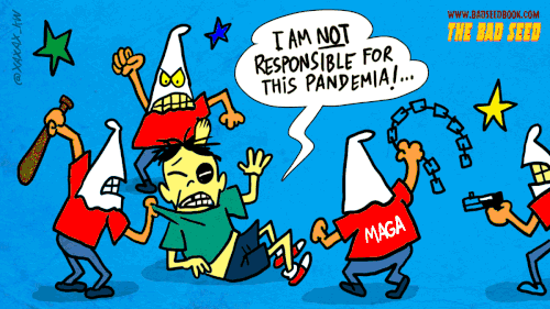 covid racism trump.gif