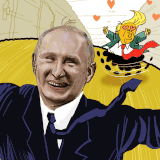 runningtrumpkiss putin