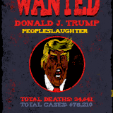 TRUMP covid WANTED poster