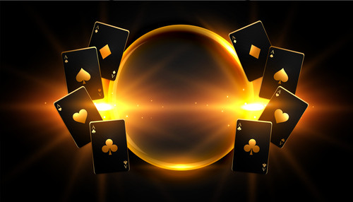 dark black poker ace card banner with shiny light effect vector.jpg