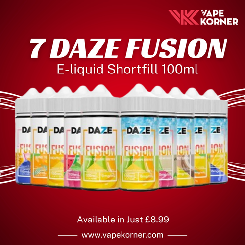 7 Daze Fusion E liquid Shortfill 100ml.png