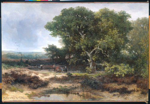 Bilders, Johannes Warnardus Заросли вереска в Вольфхезе, 1866, 102,5 cm х 152,5 cm, Холст, масло