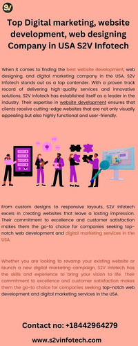 Top Digital marketing, website development, web designing Company in USA S2V Infotech.jpg