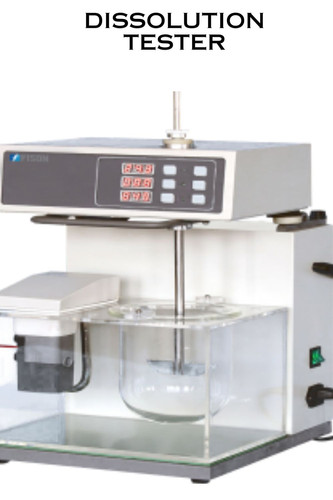 A dissolution tester is an essential laboratory instrument used in the pharmaceutical industry to assess the rate at which solid dosage forms, such as tablets and capsules, dissolve in a specified medium. One vessel and one pole arranged on one line.