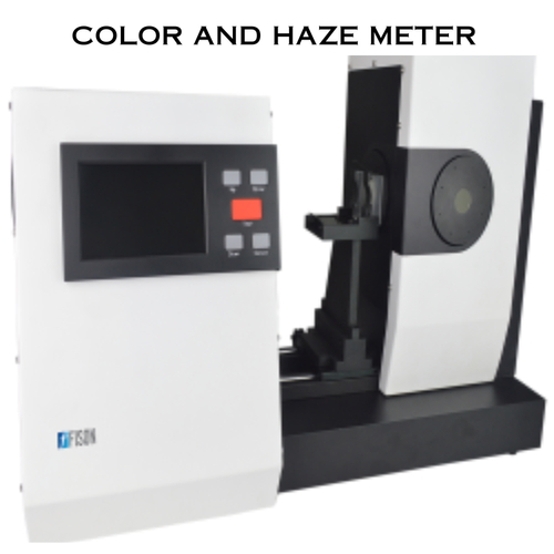 A color and haze meter is an analytical instrument used to measure and quantify the color and haze characteristics of liquids, such as beverages, oils, chemicals, and pharmaceuticals.  Three types of light source A, C, D65