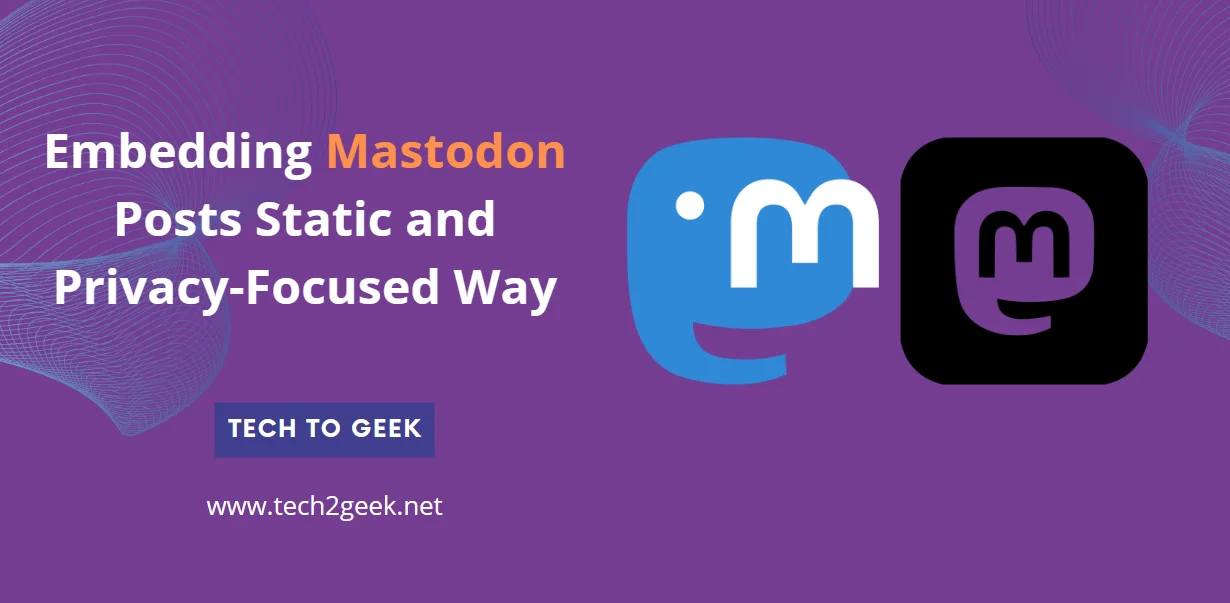 Embedding Mastodon Posts Static and Privacy-Focused Way