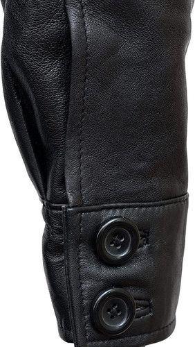 Men Vintage Shirt Collar Leather Jacket Men Black Trucker Jacket 3.jpg