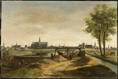 Berckheyde, Gerrit Adriaensz Вид на Харлем