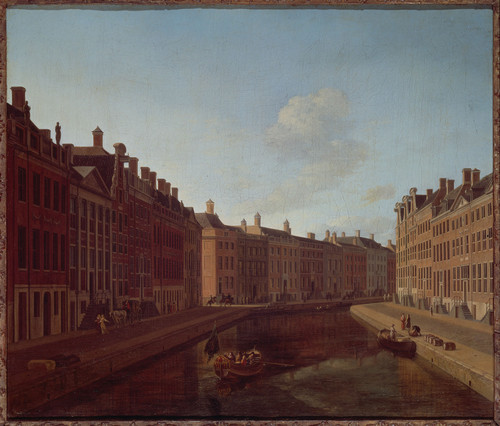 Berckheyde, Gerrit Adriaensz Изгиб Херенграхта (Канал Господ) в Амстердаме, 1685, 53 cm х 62 cm, Хол