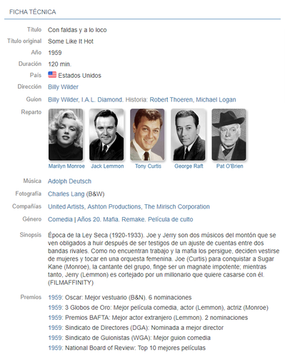 Con faldas y a lo loco ficha