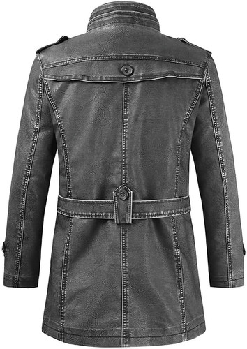 YXYSZZ Men s PU Faux Leather Trench Coat Fashion Casual Slim Windbreaker 1.jpg