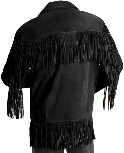 coolhides Men s Fringed Suede Leather Coat Fringed on Front & Back 1.jpg