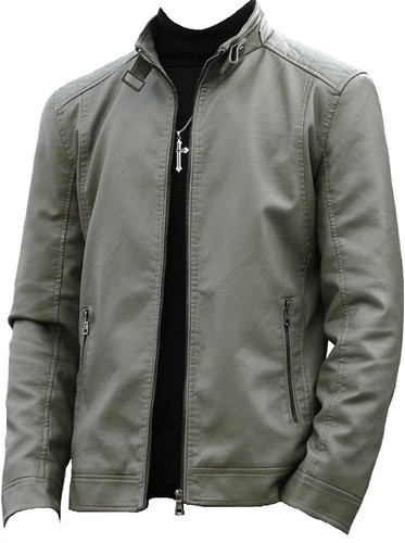 Womleys Mens Casual Stand Collar Faux Leather Jacket Biker Motorcycle Jackets 0.jpg