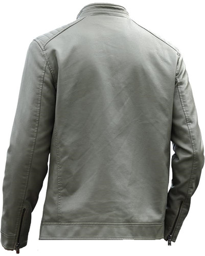 Womleys Mens Casual Stand Collar Faux Leather Jacket Biker Motorcycle Jackets 3.jpg