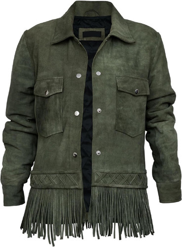 Rabbaniz Women s Fringe Suede Leather Jackets 2023 Fashion Western Tassel motorcycle Fringe Coats 0.jpg