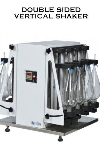 A Double Sided Vertical Shaker is a specialized laboratory instrument designed for simultaneous agitation or mixing of samples in multiple containers placed on two separate platforms, one on each side of the shaker.  Vertical and slanting shaking mode.