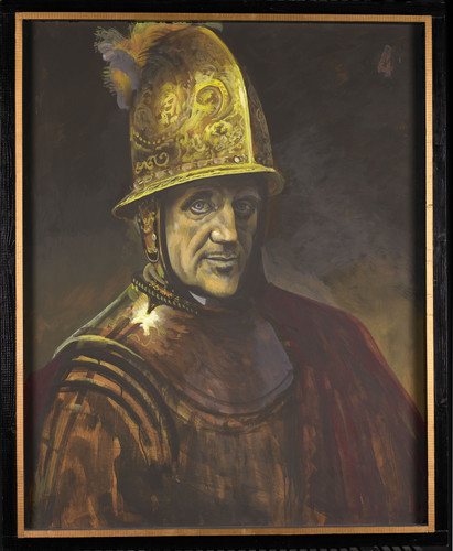 Doeve, Eppo Человек с золотым шлемом, 152,5 cm х 122 cm