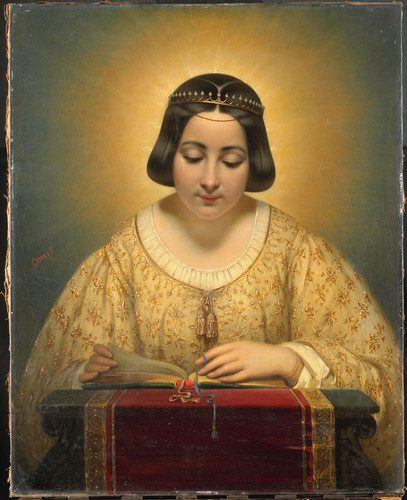 Court, Joseph Desire Графиня de Pages, как Святая Екатерина, 1850, 83 cm х 66 cm, Холст, масло
