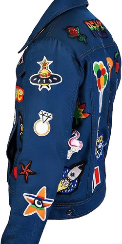 Men's Blue Denim Rocketman Jacket with Patches 1.jpg
