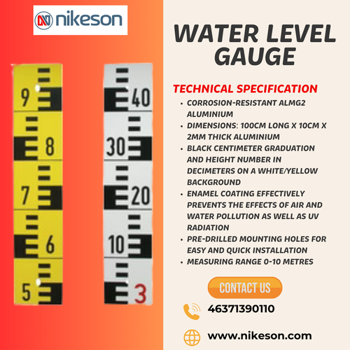 A water level gauge is an instrument used to measure the depth or elevation of water levels in reservoirs, tanks, rivers, and other bodies of water. It provides critical information for a variety of applications, including flood forecasting, irrigation, engineering techniques, and environmental monitoring. By effectively controlling water levels, these measurements facilitate informed decision making and resource management.