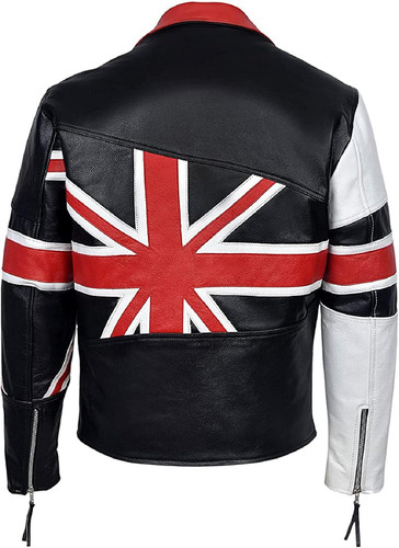 Men’s Brando Style British Flag Vintage Cafe Racer Union Jack UK Flag Motorcycle Biker Black Leather.jpg