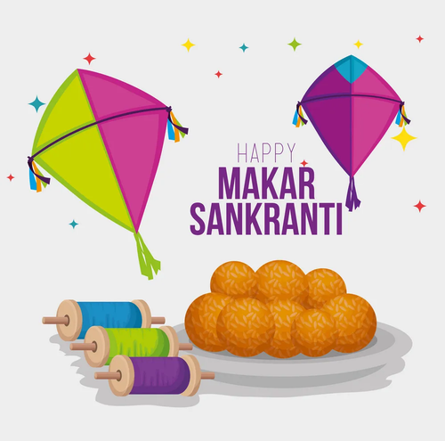 kites and food to makar sankranti cerlebration vector 22986919.png