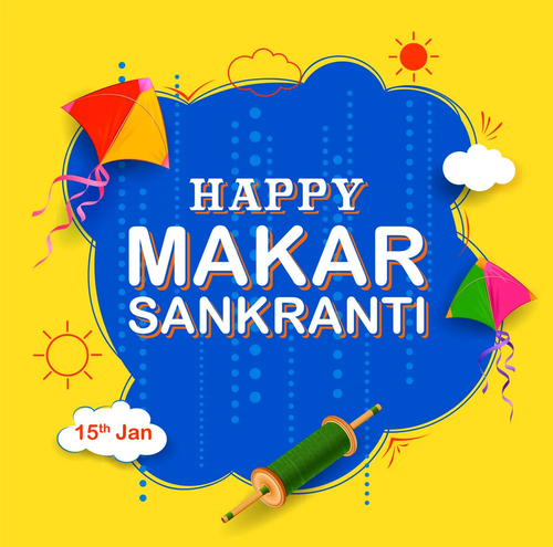 happy makar sankranti wallpaper with colorful kite vector 23243674.png