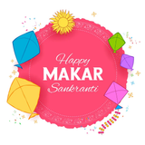 makar sankranti wallpaper with colorful kite vector 35657262