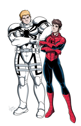 antivenom and spiderman by lucianovecchio ddwxrd5 fullview
