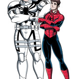antivenom and spiderman by lucianovecchio ddwxrd5 fullview