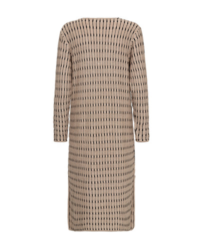 packshot 2 203603 9922 Back 1 FQCLAY DRESS Simply Taupe mlg w. BLACK.jpg