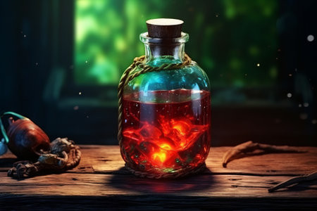 209398672 explore the allure of dark magic with a colorful witch s potion an intriguing stock illust.jpg