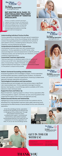 ENT Doctor in El Paso, TX Individualized Treatment Plans Offered by Tinnitus Specialists.png