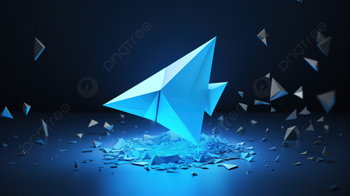 pngtree social media background design with 3d telegram logo picture image 3912591.png